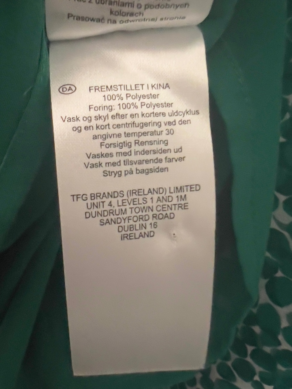Hobbs London Liana Spot A Line Dress In Green Ivory Size 10 - Picture 11 of 13